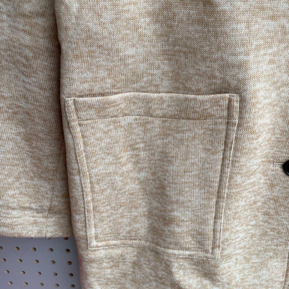 Lands' End Women's Lapel Collar Fleece Blazer Coat, NWT - Picture 4 of 4